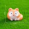 Terrario de musgo miniatura lindo cerdo de ojos grandes, conejo, gato y serpiente figuras de animales, accesorios decorativos DIY, mini adornos