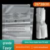Saco de embalagem de roupas de PE atacado saco de armazenamento com zíper 16 Saco plástico fosco 16 Silk mensagem de aviso saco ziplock 26 * 38cm