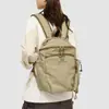 Mochila para Mujer Mochila de Senderismo al Aire Libre y Montañismo Ligera Sencilla Bolsa de Tela Color Caramelo Mochila para Estudiante Universitario