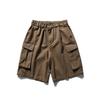 Northern Limit Pantalones Cortos Cargo para Hombre Estilo Americano Marca de Tendencia 2025 Verano Nuevo Lavado Pesado Pantalones Cortos Casuales para Hombre Pantalones Cinco Puntos