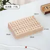 Suporte de exibição para grampos de cabelo painel de madeira com pinos secador de argila leve painel de armazenamento para flores de crochê DIY banca