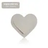 Transfronterizo en stock PU grueso cuero amor marcapáginas cuero triángulo arco costura fija LOGO marcapáginas