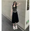 26º Verão Novo Estilo Americano Lavado Cordão Múltiplos Bolsos Roupa de Trabalho Cropped Casual Calças Suporta Dropshipping