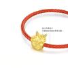 Pulseira Ano do Dragão Ano de Nascimento Sikkim Dragão Zodíaco Pulseira Trançada para Homens e Mulheres Pulseira de Corda Vermelha Acessórios Dourados do Zodíaco