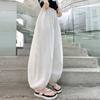 Pantalones de linterna de verano para niñas 2025 Nueva moda Estilo coreano Modernos Delgados Frescos Pantalones tipo jogger para niños mayores