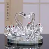 Adornos para Portaperfume de Coche, Cisnes de Cristal para Pareja Decoraciones Interiores de Coche, Adornos para Coche, Accesorios para Coche al por Mayor