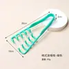 Peine plegable de rayas coloridas, peine de peinado multifuncional dos en uno, peine de viaje portátil para hombres y mujeres, peine texturizador para dar volumen