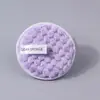 Esponja Removedora de Maquiagem à Base de Água Abacaxi Grade Preguiçosa, Esponja de Limpeza Facial Dupla Face, Ferramenta Suave para Banho e Limpeza Facial