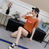Verano 2019 ups chaqueta de manga corta para mujer camiseta interior jersey fabricantes una generación de camiseta de cuello redondo ola coreana ropa de mujer
