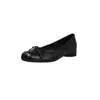 Zapatos de Moda de Nicho de 2.5 cm con Lazo Individuales Poco Profundos Nuevos para Primavera y Otoño 2026 Mocasines Slip-On con Punta Redonda y Tacón Grueso