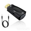 Adaptador hdmi para vga com áudio hdmi para vga com adaptador de áudio adaptador 1080p HD