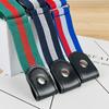 Cinturón Perezoso de Celebridad de Internet para Mujer Versátil Decorativo Sin Costuras Elástico Cinturón Elástico para Jeans Estilo Ins Cinturón sin Agujeros Venta al Mayoreo