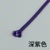 Cuerda Gruesa Trenzada Resistente al Desgaste de 5 mm para Ceñir la Cintura, Cuerda Redonda, Cinturón de Poliéster, Cuerda para Manualidades de Ropa, Correa para Teléfono Móvil, Colorida