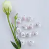Calcomanía de Corazón de Melocotón Cuentas de Cerámica con Perlas Cuentas de Cerámica Estilo Chino Accesorios Hechos a Mano para DIY Pulsera Accesorios para Collar Material
