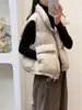 Chaleco de Algodón para Mujer Estilo Nuevo Estilo Nuevo Otoño Invierno Versión Coreana Holgado Chaleco de Plumas Chaleco Gilet Ropa de Abrigo