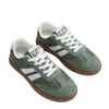 Zapatillas de Entrenamiento Alemanas de Suela Plana para Mujer Primavera y Otoño 2026 Estilo de Comercio Exterior Talla Grande Tenis Deportivos Zapatos Casuales de Moda Blancos para Mujer