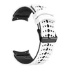 Correa de silicona transpirable de doble capa para pulsera Samsung Galaxy watch 65 44/43/47mm
