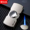 Encendedor mini spinner antiestrés, encendedor de llama directa a prueba de viento, juguete para dedos premium a prueba de viento, sensación popular en línea