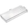 Caja de almacenamiento de escritorio tipo japonés con cajón, caja divisoria para cuchillos de cocina, tenedores, papelería, productos de plástico transparente al por mayor