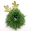 Lazos para el pelo de peluche navideños de venta caliente transfronterizos, diademas, cintas para la cabeza, accesorios para el pelo de astas de ciervo navideño, en stock al por mayor para peinado