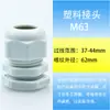Sachuang M12-M63 Cabezal de Prensaestopas Sellado de Plástico Color Negro y Blanco Se Puede Personalizar con Cabezal Fijo Integrado Cabezal de Cuerda de Plástico