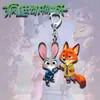 Llaveros Creativos y Colgantes Acrílicos de Zootopia, Accesorios de Dibujos Animados de Alta Calidad para Mochilas Escolares