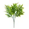 Flor Artificial Planta Verde Flor de Grama Aquática Grama Verdejante Grama de Trigo Ornamentos de Mesa Grama Falsa para Casa