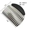 Cortador de Farinha de Aço Inoxidável com Balança, Cortador de Massa Semicircular, Faca de Massa Multifuncional, Raspador, Cortador de Massa para Panificação