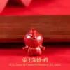 Cuentas Sueltas de Cinabrio de Alto Contenido Arena Púrpura Dorada Cuentas de los Doce Zodiacos Pulsera de Cuentas Hecha a Mano para DIY Pulsera de Cinabrio con Cuentas