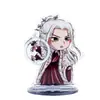 Gadget de moda para aliviar el estrés: Soporte acrílico giratorio de 360 grados, figuras personalizables con temática de anime, alta transparencia