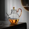 En Stock Hogar Imitación Dinastía Song Portátil Tetera de Vidrio Pequeña Transparente Tetera para Té Verde Juego de Té Kung Fu Dispositivo para Preparar Té Tetera