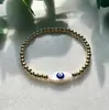 Pulsera Bohemia de Cuentas Doradas con Tortuga, Estrella de Mar, Cruz, Pulsera de Cuentas Joyería Diaria para Apilar