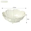 Prato de Frutas Novo Estilo, Bandeja de Doces de Plástico, Estilo Luxo Leve, Bandeja de Exibição para Mesa de Centro da Sala de Estar, Bandeja de Armazenamento Rotativa com Pé Alto, Multicolor