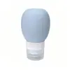 Producto popular transfronterizo: Botellas Recargables para Champú, Botellas de Silicona Exprimidoras para Gel de Ducha y Loción, Botellas Recargables de Tamaño Viaje
