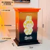 La caja de exhibición Labubu hecha de acrílico transparente es adecuada para el gabinete de exhibición Pop Mart Labubu Zimomo Archangel