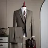[Terno de Elite para o Dia a Dia] Terno Masculino, Casual de Negócios, Formal Slim-Fit para o Trabalho, Terno de Alta Qualidade Sem Passar