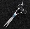 Tijeras de Peluquería Shenxingzhe de 6.0 pulgadas con Tornillo de Piedra Artificial Tijeras para Cortar el Cabello Tijeras Planas Tijeras para Flequillo Tijeras Adelgazantes