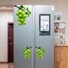 Patrón de Manzana Verde Refrigerador de una Puerta Refrigerador de Doble Puerta Pegatina Decorativa Impermeable Vidrio de Ventana Protector Solar Pegatina Autoadhesiva