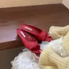 Pantuflas Minimalistas de Estilo Francés con Punta Abierta para Mujer, Adecuadas para Usar al Aire Libre, Nuevo Modelo Verano 2026, Combinadas con Vestidos, Sandalias de Cuña Estilo Vacaciones