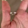 Anel de Design Nicho Estilo Coreano com um Toque Versátil e Único de Alto Padrão, Anel Minimalista de Dedo Indicador Aberto
