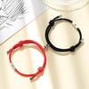Pulsera de pareja sol luna de aleación nueva transfronteriza 2023 un par de imanes se atraen cuerda de mano simple retro europea y americana para novias