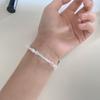 Pulseira colorida de pérolas e contas de design nicho japonês e coreano verão Novo ins para meninas pequena pulseira requintada