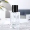 Botella de perfume cuadrada botella de vidrio transparente botella vacía tocador 15ml30ml sellada más de lo disponible especificaciones engrosada resistente al desgaste