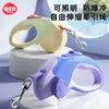 Coleira Retrátil Automática para Animais de Estimação ao Sair, Cães de Porte Pequeno e Médio, Filhotes e Gatos, Corda para Passeio ao Ar Livre, Coleira para Passeio de Gato