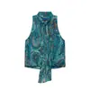 Venta al por mayor transfronteriza 2026 Moda europea y americana casual conjunto de top con estampado de lazo + falda ropa de mujer D226472/3