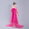 Vestido de Princesa Congelada de Comercio Exterior para Niñas 2024 Día del Niño Vestido de Lentejuelas Vestido de Fiesta de Fin de Año Regalo de Cumpleaños
