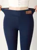 Leggings Gruesos de Cachemir con Forro Polar para Otoño e Invierno para Mujer 2025 Pantalones Cálidos Populares Transfronterizos Temu Aliexpress