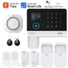 Sistema de Alarme de Segurança Residencial Wifi Gsm Host de Alarme Antifurto App Móvel Tuya Smart Alarm Transfronteiriço