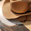 Sombrero de paja panamá para hombre, protección solar para exteriores, sombrero de viaje plegable, sombrero de vaquero para padres e hijos, sombrero de playa, sombrero para el sol