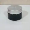 Botella de crema marrón, botella de recarga de crema para el cuidado de la piel, botella de crema para ojos esmerilada, botella de crema de vidrio vacía sellada, portátil para viajes